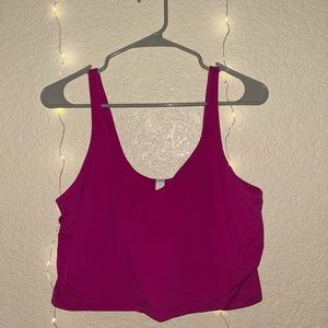 hot pink lululemon align tank top